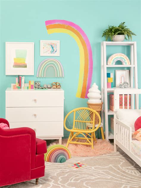 a very rainbow kid's room... - Oh Joy!