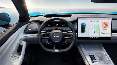 Xiaomi SU7's interior unveiled, featuring physical buttons & driver-centric design - Gizmochina