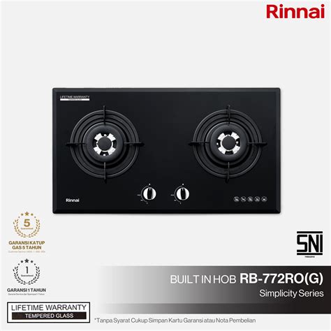 Kompor Tanam Rinnai RB-772RO(G) - Rinnai Indonesia