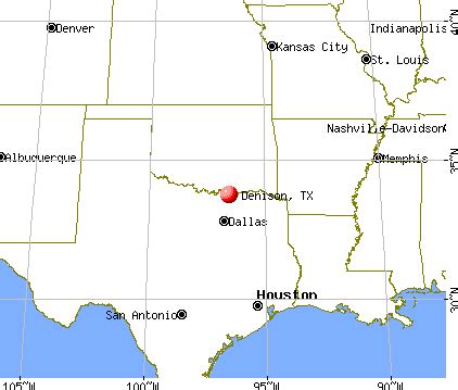 Denison, Texas (TX) profile: population, maps, real estate, averages ...