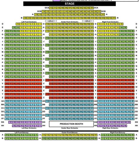 njpac seating chart | Performing arts center, Seating charts, Performance art