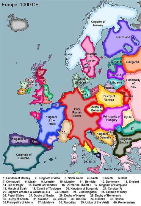 Historical maps | Another view of Europe 1000 | Facebook | Historical ...