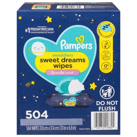 Pampers Swaddlers Lavender Scent Sweet Dream Wipes, 504 ct - Ralphs