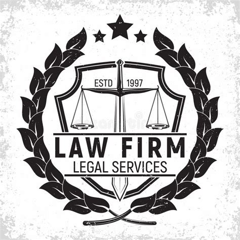 Law firm logo stock vector. Illustration of legal, lawful - 116837028