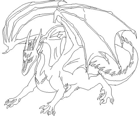 Wyvern Dragon Drawing