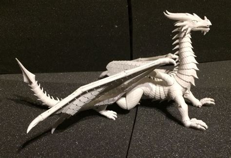 Seven the Articulated Dragon scale fabric wing 3d printed by notazero - Thingiverse | Prints ...