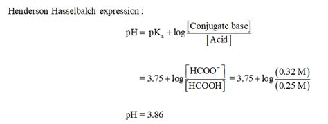 Henderson Hasselbalch Equation Calculator