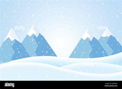 Snow mountain cartoon design hi-res stock photography and images - Alamy