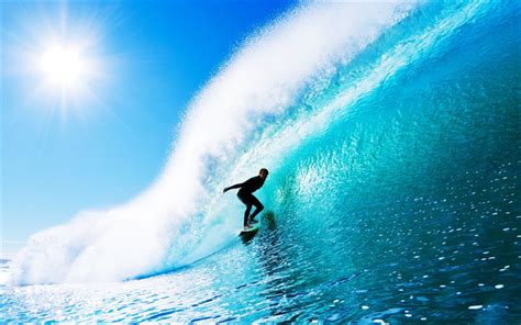 Download wallpapers surfer, 4k, ocean, waves, summer, extreme, surfing for desktop free ...