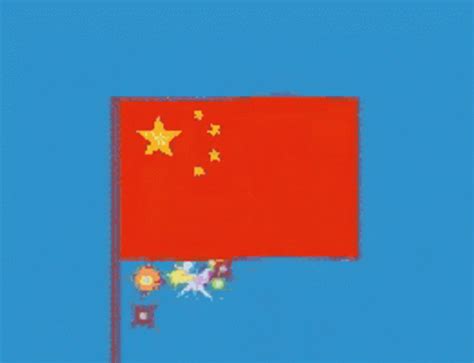 China Flag Waving GIF - China Flag Waving Sparkling - Discover & Share GIFs