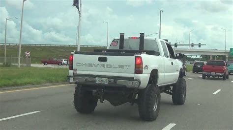 Big Chevy Lifted Redneck Truck - YouTube