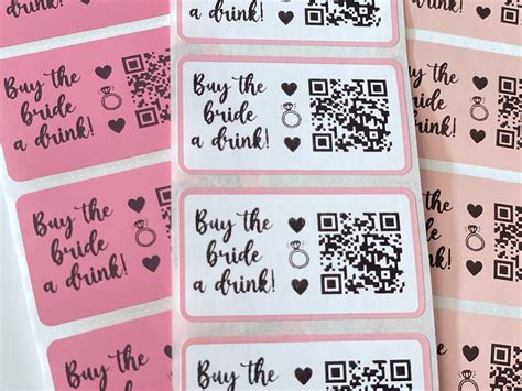 Venmo Sticker Cashapp Sticker Bachelorette Party Buy the Bride - Etsy