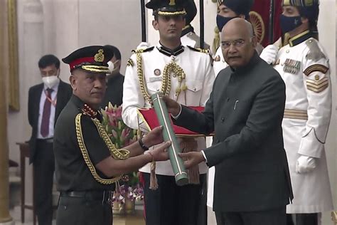 President confers 'General of Indian Army' rank to Nepal Army Chief