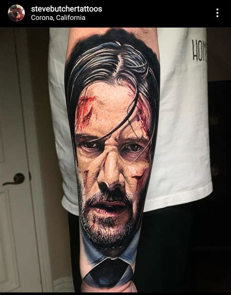 John Wick Tattoo by Steve Butcher : r/KeanuBeingAwesome