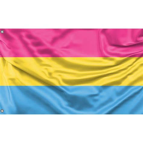 Pansexual Pride Flag Unique Design Print Hiqh Quality | Etsy