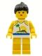 Minifig No: par022 Name: Island with Palm and Sun - Yellow Legs, Black ...