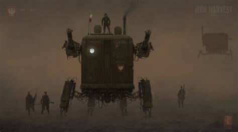 This time a few concept arts from the upcoming RTS game "Iron Harvest" set in my world of 1920 ...