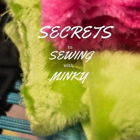 Tips for Sewing with Minky Fabric