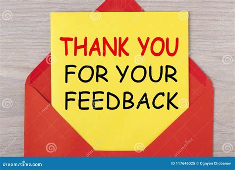 Thank You for Your Feedback Stock Image - Image of impression, customer ...