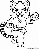 Karate Coloring Pages Printable For Free Download sketch template