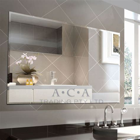 ACA Luxury 1500x900mm Mirror Bathroom Vanity Wall Mounted Bevel Edge Gorgeous Beveled Edge ...