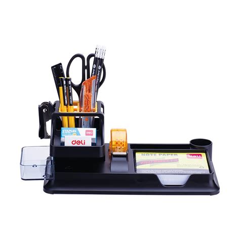 Deli E38252A Desk Organizer with Stationery