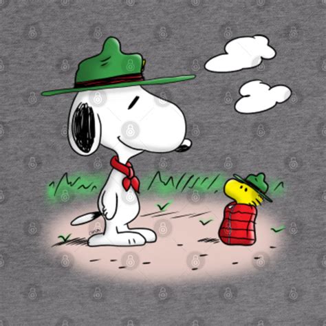 Snoopy & Woodstock Camping - Snoopy - Hoodie | TeePublic