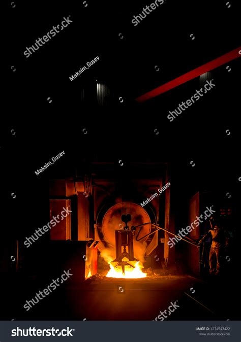 Melting Iron Furnace Stock Photo 1274543422 | Shutterstock