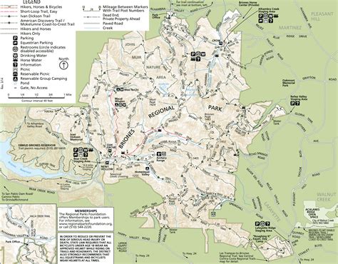 Mt Diablo Hiking Map - TravelsFinders.Com