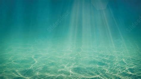 Blue Ocean Sea Water Surface Seawater Pattern Powerpoint Background For ...