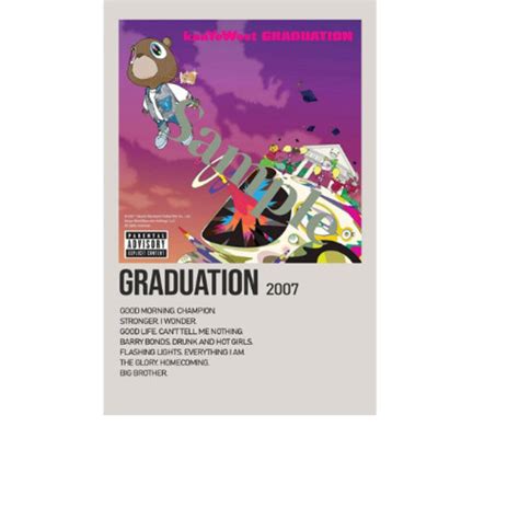 Kanye West Graduation Album Cover - Etsy