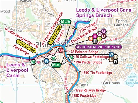 Leeds & Liverpool Canal Maps – Waterway Routes