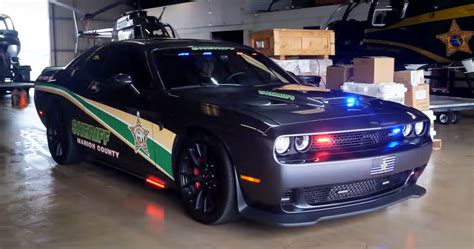 Undercover Dodge Challenger Police Car