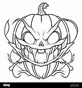 Get This Amazing Halloween Gothic Pumpkin themed coloring Page vector  sketch template