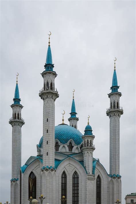 Qolsharif Mosque in Kazan Tatarstan, Russia Stock Photo - Image of monument, blue: 37167766