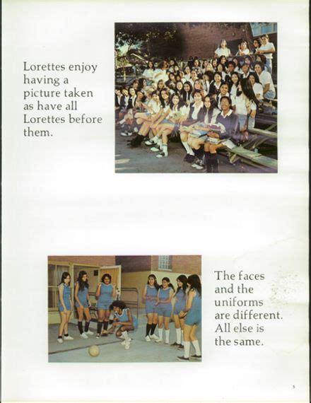 Explore 1974 Our Lady of Loretto High School Yearbook, Los Angeles CA ...