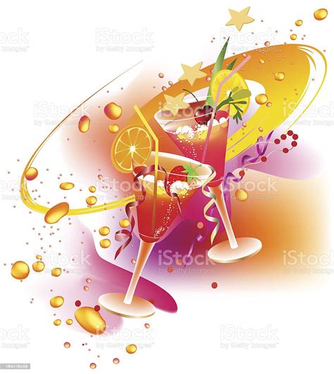 Partys Drinks Stock Illustration - Download Image Now - Alcohol - Drink ...