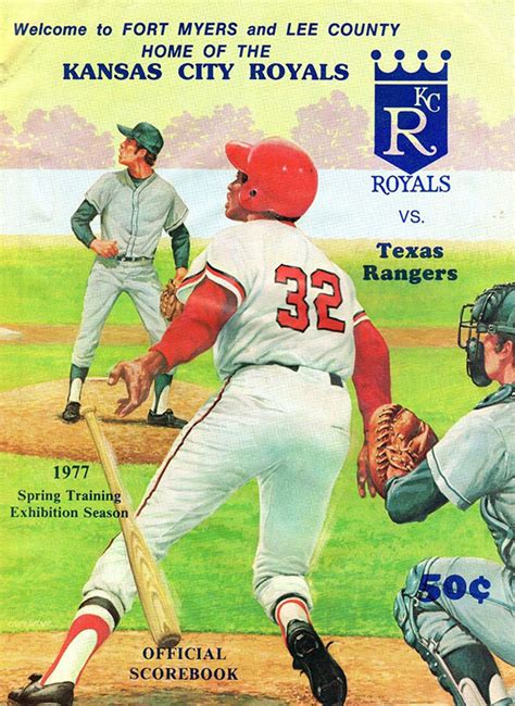 MLB Spring Training Program: Kansas City Royals (1977) | SportsPaper.info