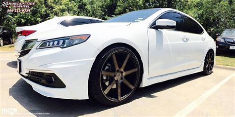 Acura TLX Niche Verona - M150 Wheels Black & Machined with Dark Tint