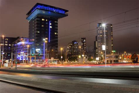 City of Rotterdam at Night stock image. Image of empty - 34716909