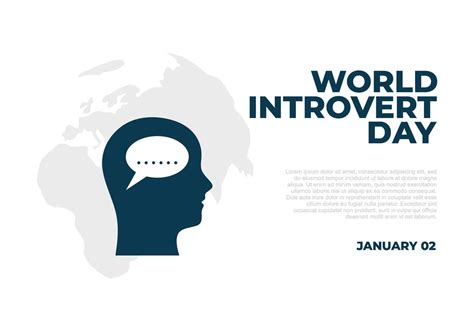 World introvert day background celebrated on january 2nd. 16894280 ...