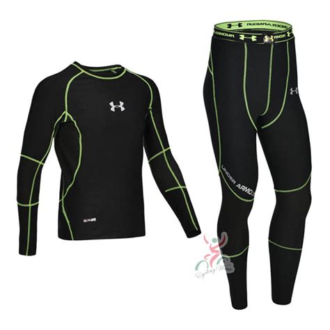 2013 UA Under Armour thermal Cycling underwear sets Men riding fleece