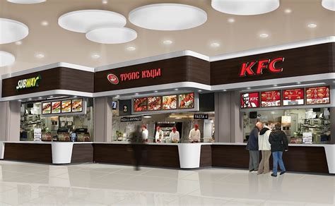 Bulgaria-Mall-foodcourt-tenant-fascias-visuals | Nugget Design