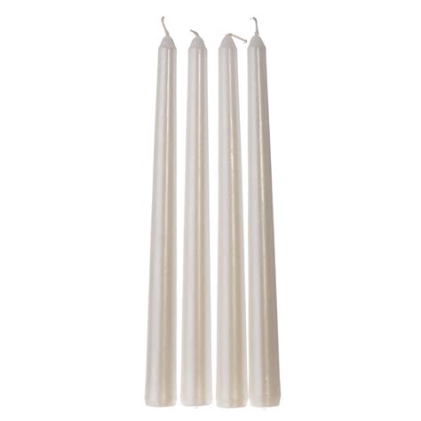 Velas de Navidad lisas blancas, juego de 4 piezas | venta online en HOLYART