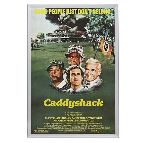 "Caddyshack" (1980) Framed Movie Poster – MoviePosterFrames.com