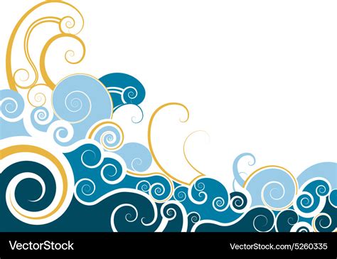 Swirl decorative background design Royalty Free Vector Image