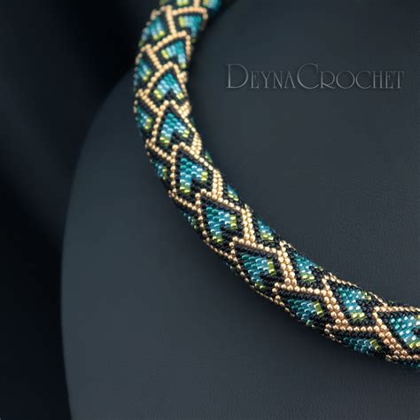 PDF Pattern for Snake Necklace DIY Seed Bead Crochet Art - Etsy Australia | Bead crochet, Rope ...