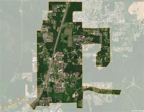 Map of Forest Hill village, Louisiana