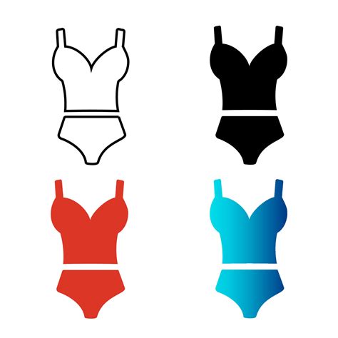 Abstract Swim Wear Silhouette Illustration 25840712 Vector Art at Vecteezy