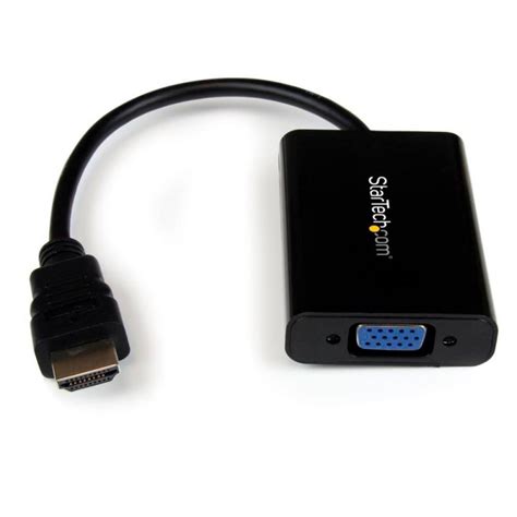 StarTech Convertidor de Video y Audio HDMI a VGA